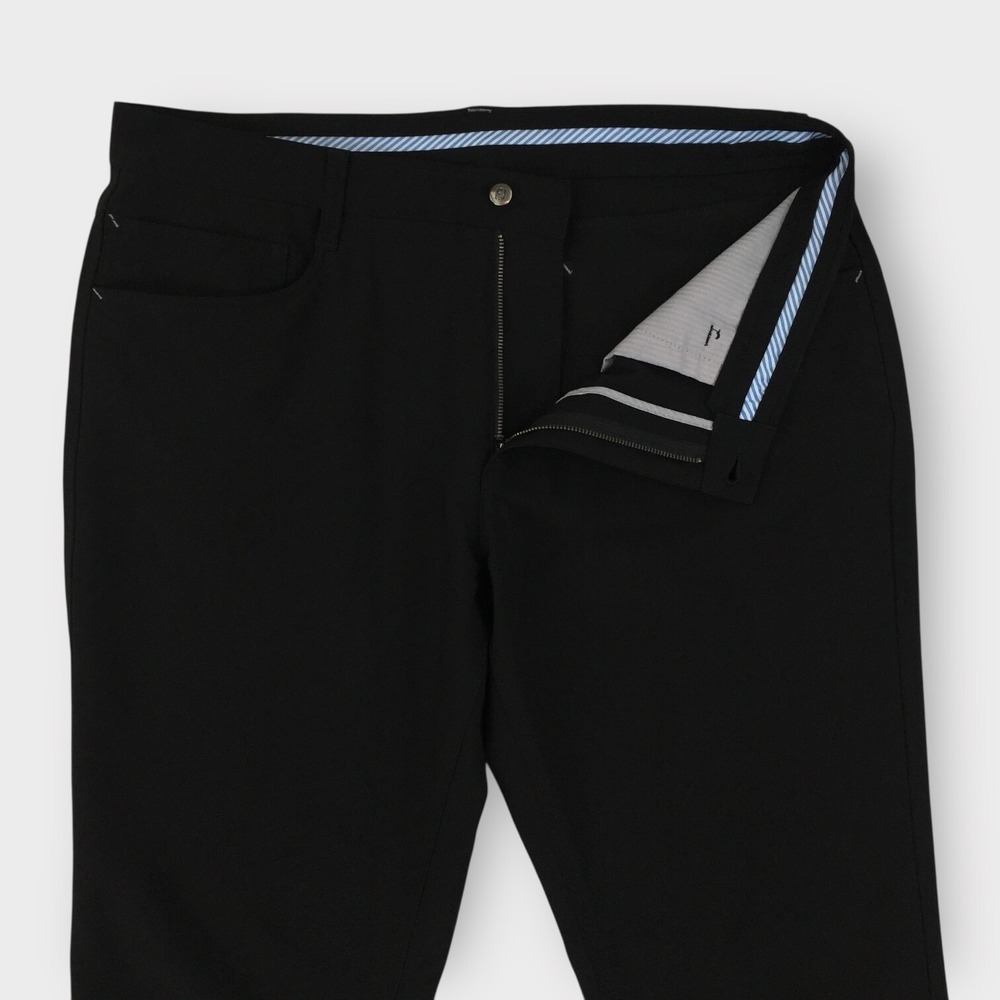 FJ FootJoy Men's Athletic Fit Performance‎ Stretch Golf Pants Size 36 x 30 Black